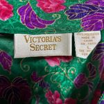 Victoria's Secret Vintage 90’s Victoria’s Secret slip chemise size large Green Floral gold label Photo 5