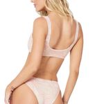 l*space L* Light Pink All Swirled Up Shimmer Lizzie Bikini Top Photo 1