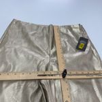 Vince Camuto Pants Womens Size 10 Metallic Gold Faux Leather Flare Leg Holiday Photo 10