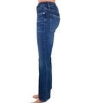 Banana Republic Blue Low Rise Boot Cut Medium Wash Stretch Ankle Denim Jeans 25 Photo 1