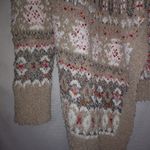 Aeropostale  M Tan Berry Knit Cardigan Sweater Photo 1
