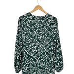 Louna Long Sleeve Daisy Green Floral Top size Medium Maxi Length V Neckline Photo 7