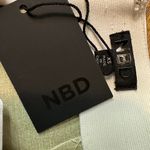 NBD White Faux Leather Pants XS Ankle Quiet Luxury Flat Front Designer $288 NEW Photo 8