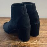 Eileen Fisher  Margate Peep Toe Bootie In Midnight‎ Stretch Fabric Photo 2