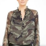 Generation Love NWT Noa Blouse Army Camo size XXS Photo 1