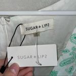 Sugar Lips  Savannah Scarf Sleeveless Sundress Mint/White Photo 4