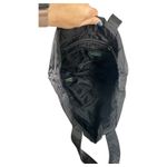 Lauren Ralph Lauren Monogram Black Nylon Multi Pocket Tote Shoulder Bag Photo 3