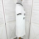 ZARA Have Strong Energy Statement Chain Trim T Shirt Dress White Black Small Photo 3