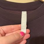 Athleta Tie Crewneck Sweater Purple Small Photo 4