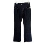 Old Navy NWT Maternity Jeans Size 6 Regular Bootcut Dark Wash Stretch Denim Photo 1