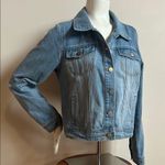 Twelfth love Jean Jacket with Fitted Silhouette faded and broken in Blue Size M Photo 0
