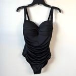 Sea Level Australia Eco Essentials Twist Front One Piece Swimsuit Black 8 Photo 2