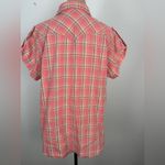 Wrangler Vintage  Pink and Brown Plaid Shirt Photo 3