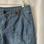 Vintage Y2K Khakis & Co ‎ Size 10 Wide Leg Blue Denim Shorts Bermuda Photo 2