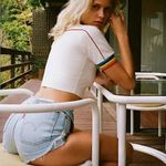 Levi's Levi’s 501 High Rise Denim Cutoff Shorts Sierra Oasis Size 32 Photo 11