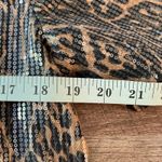 Strut & Bolt  Leopard Print Sequin Mini Dress Short Sleeve‎ Ruffle Hem Photo 8