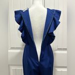 🆕 Auxo Chic Royal Blue Ruffle Jumpsuit Size M Size M Photo 7