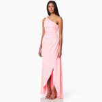 Elliatt ‎ Biarritz Gown maxi one shoulder pink Small NWT! Photo 1