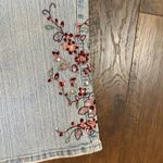 Vintage Y2K Vanilla Embroidered Light Wash Capris Blue Size undefined Photo 3