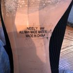 Joie  × Revolve Neely Black Knit Stretchy Block Heel Sock Ankle Boots Booties Photo 9