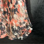 Bisou Bisou Bisou‎ Bisou Abstract Print Tie Neckline Tank Top Size Small Photo 4