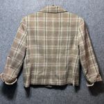 Rena Rowan  Plaid Blazer Jacket Women's‎ 16 Brown Red Lined Vintage Career Wear Photo 5