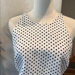 Reformation Reese Black White Polka Dot Top New! Photo 7