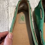 UGG  Chivon Slip On Comfort Flat Moccasin Mint Green Women's Size 9 Canvas Photo 6