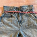 American Eagle high rise mom jeans size 6 short light wash distressed straight Photo 8