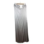 DISSH Mia Pewter Strapless Satin Dress NWT Sz. 10 Silver Photo 2