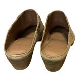 Frye Roxie Slip On Leather Block Heel Almond Toe Brown Mule Size 9.5 Photo 3
