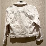 7 For All Mankind NWT  Ivory Color Jean Jacket Size S Photo 7