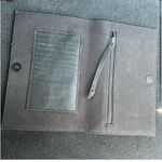 Mersea Cow Hide Black Clutch with Magnetic Closure Photo 2