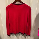Talbots Cute cherry cashmere blend pearl button cardigan pockets soft Photo 6