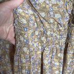 She & Sky NWT  Brown Floral Smocked Mini Dress Size Medium Photo 5
