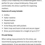 Kennedy Blue Lacey Bridesmaid Dress Moss Photo 2