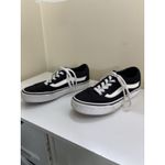 Vans Ward Canvas Black White Classic Women’s Size 6 Casual Classic Skater Grunge Photo 3
