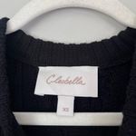 Cleobella NEW Zofia Organic Cotton Knit Ruffle Sweater Vest Black XS Photo 5