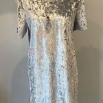 Grey Velvet shirt Dress small like new Gray Photo 0