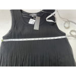 Gracia  black chiffon tule top baloon blouse Sz M Photo 8