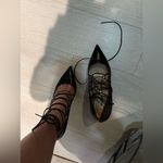 Valentino Garavani  EU 39.5 Rockstud Laceup Heels, Black Photo 8