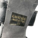 Chase + Chloe Ford Platform Block Heels Faux Leather Ankle Strap Black 8.5 Photo 4