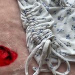 Hollister White & Blue Floral Puff-Sleeve Ruched must-have collection from the 2000s! Photo 3