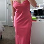 Hemline  Pink Maxi Slip Dress Photo 0