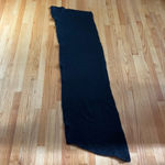 BohoBlu New with tag‎ giftable black sweater scarf uneven asymmetrical hem knit Photo 2