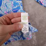 Lilly Pulitzer Elsa Top Into The Deep Womens XS Blue Tropical Resort Beach 22128 Photo 7