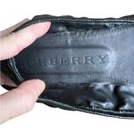 Burberry Medallion Ballet Flats Black Leather Peep Toe Shoes Italy Size 40 US 10 Photo 7