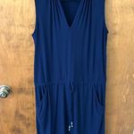Helen Jon Sanibel Dress Navy. Size Small. Blue Photo 3