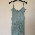 House Of CB House‎ of CB 'Gabriella' Pistachio Ruffled Keyhole Front Gown NWOT size L Photo 8