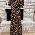 Natural Life NWT Bella Velvet Floral Maxi Dress Tiered Boho Size Medium NEW Photo 11
